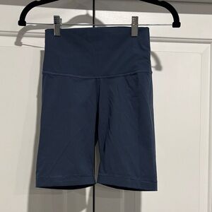 Everlane Navy High-Rise Bike Shorts